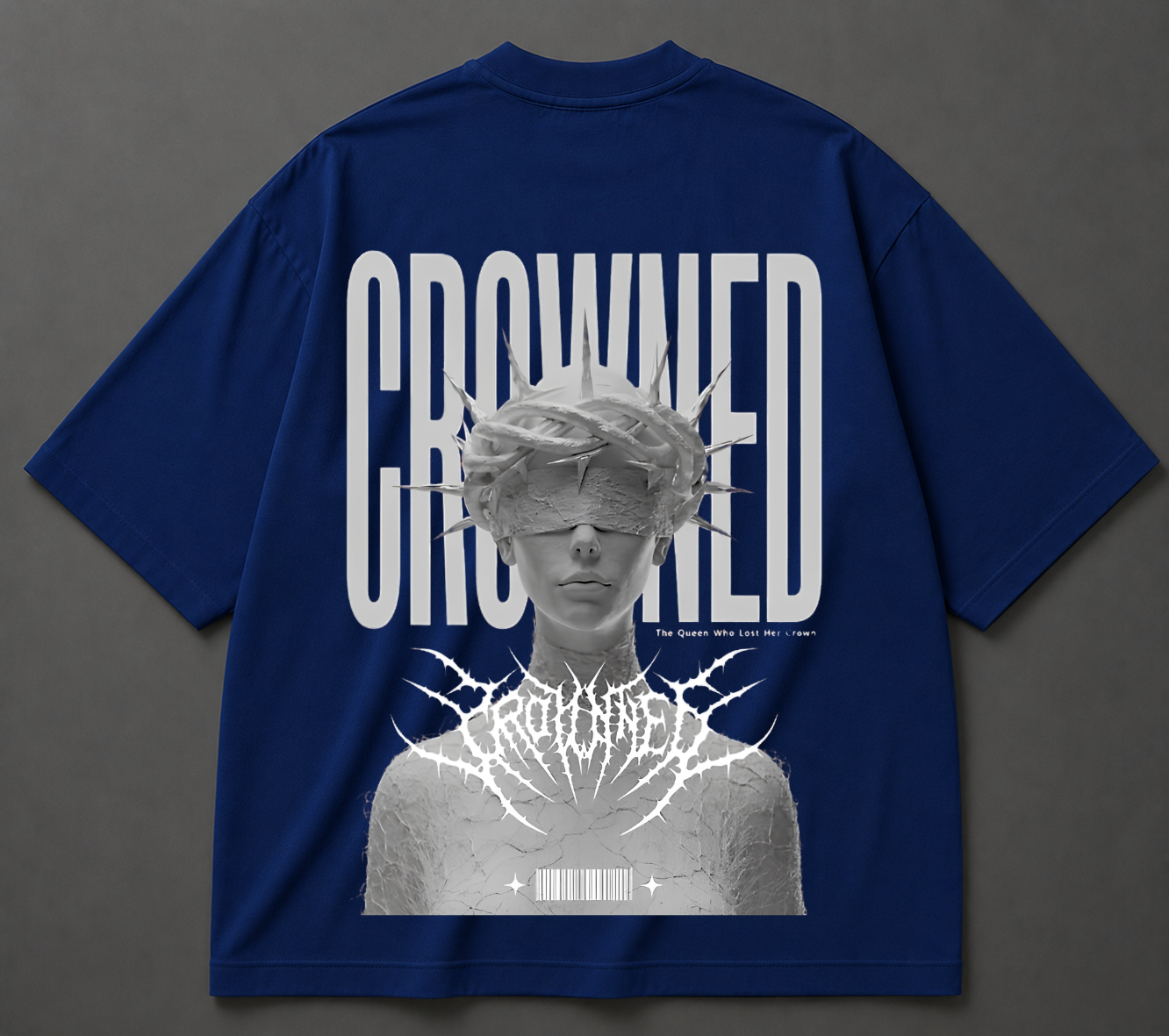 Crowned Graphic Oversized T-Shirt – Premium Cotton Streetwear