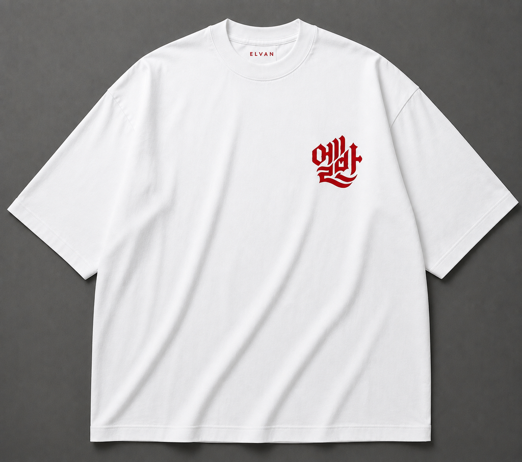 Not Shy Oversized T-Shirt – Red Statement Print