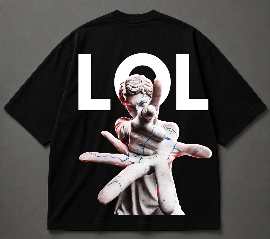 LOL Oversized T-Shirt – Premium Cotton Graphic Streetwear