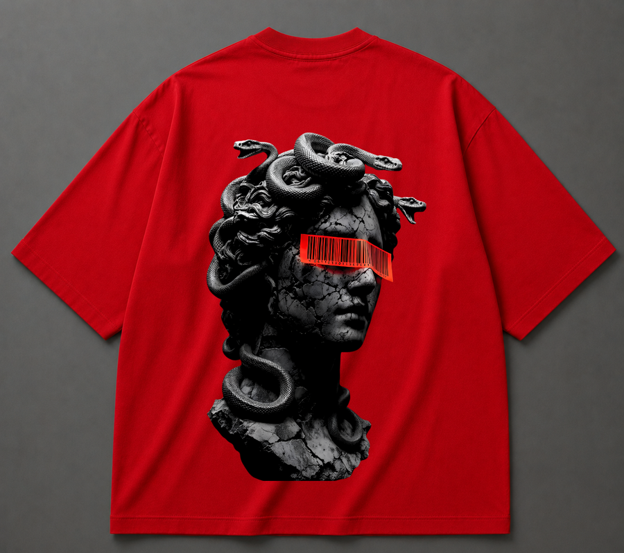 Medusa Graphic Oversized T-Shirt – Premium Cotton Streetwear