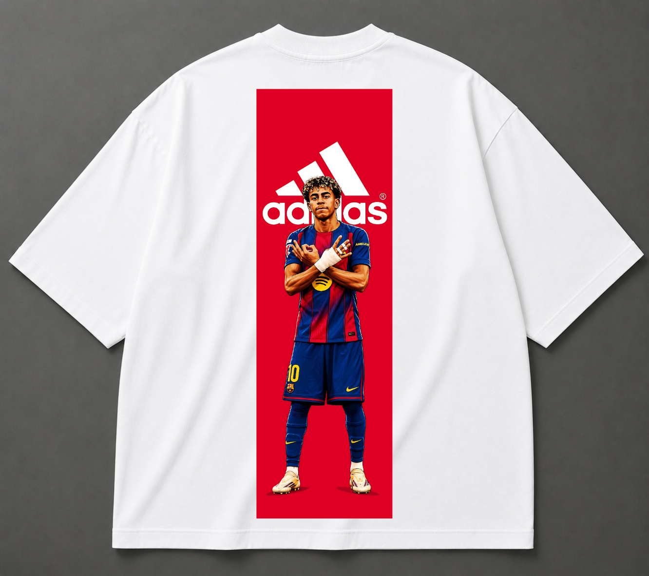 Adidas Football Graphic Oversized T-Shirt – Premium Streetwear Tee