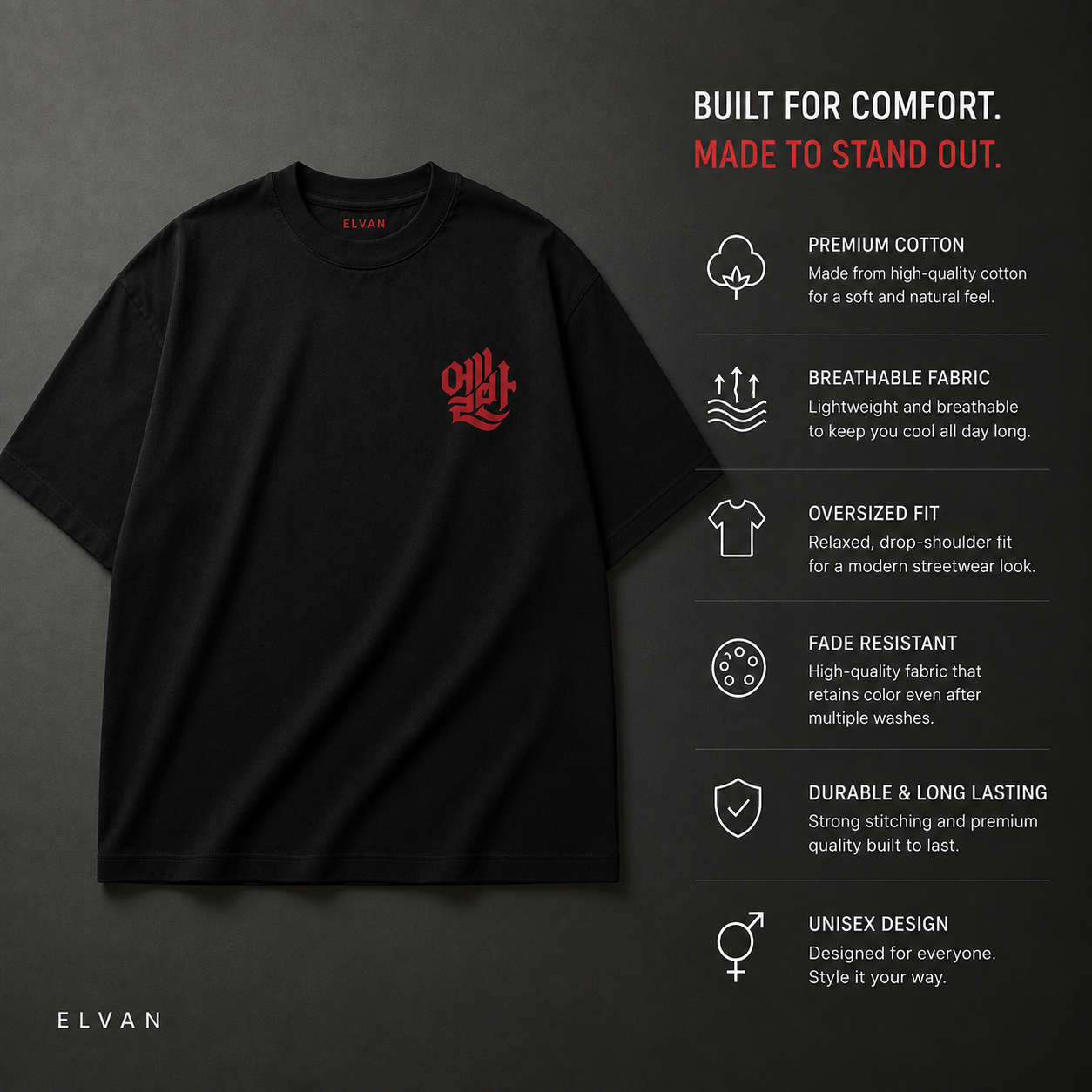 LOL Oversized T-Shirt – Premium Cotton Graphic Streetwear