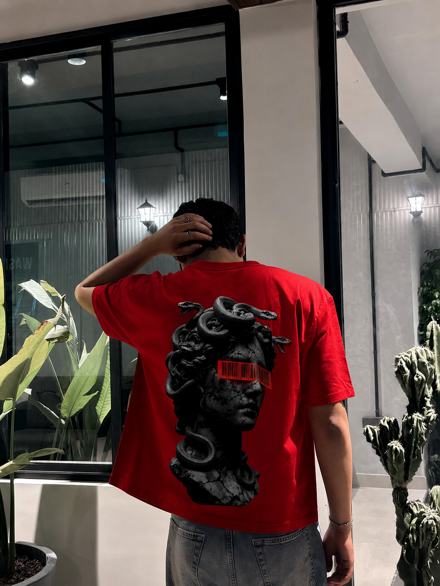 Medusa Graphic Oversized T-Shirt – Premium Cotton Streetwear