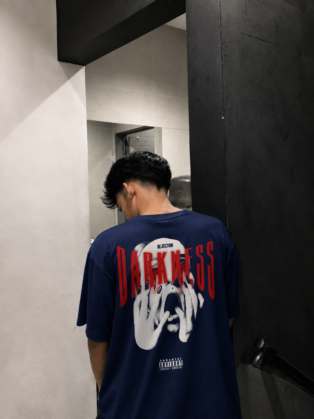 Darkness Graphic Oversized T-Shirt – Premium Cotton Streetwear