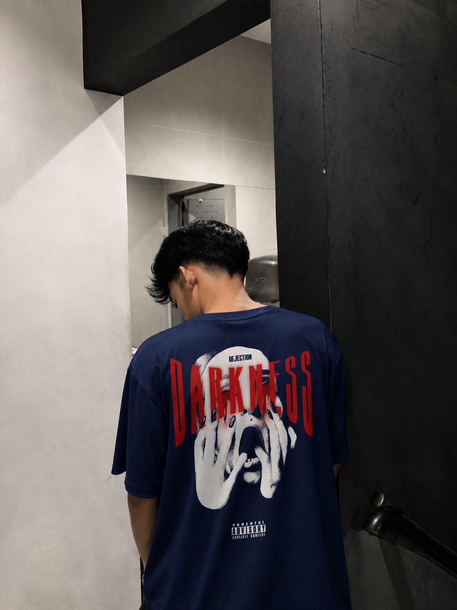 Darkness Graphic Oversized T-Shirt – Premium Cotton Streetwear